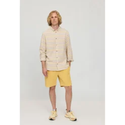 Mazine - Striped Linen-Mix Shirt - Hemd