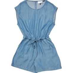 Mazine - Women's Denim Short Jumpsuit - Jumpsuit