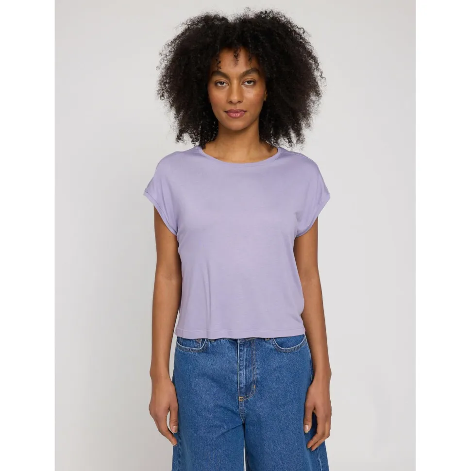 Mazine - Women's Ecovero Viscose Cropped T-Shirt - T-Shirt