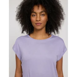 Mazine - Women's Ecovero Viscose Cropped T-Shirt - T-Shirt