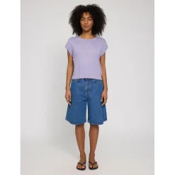 Mazine - Women's Ecovero Viscose Cropped T-Shirt - T-Shirt
