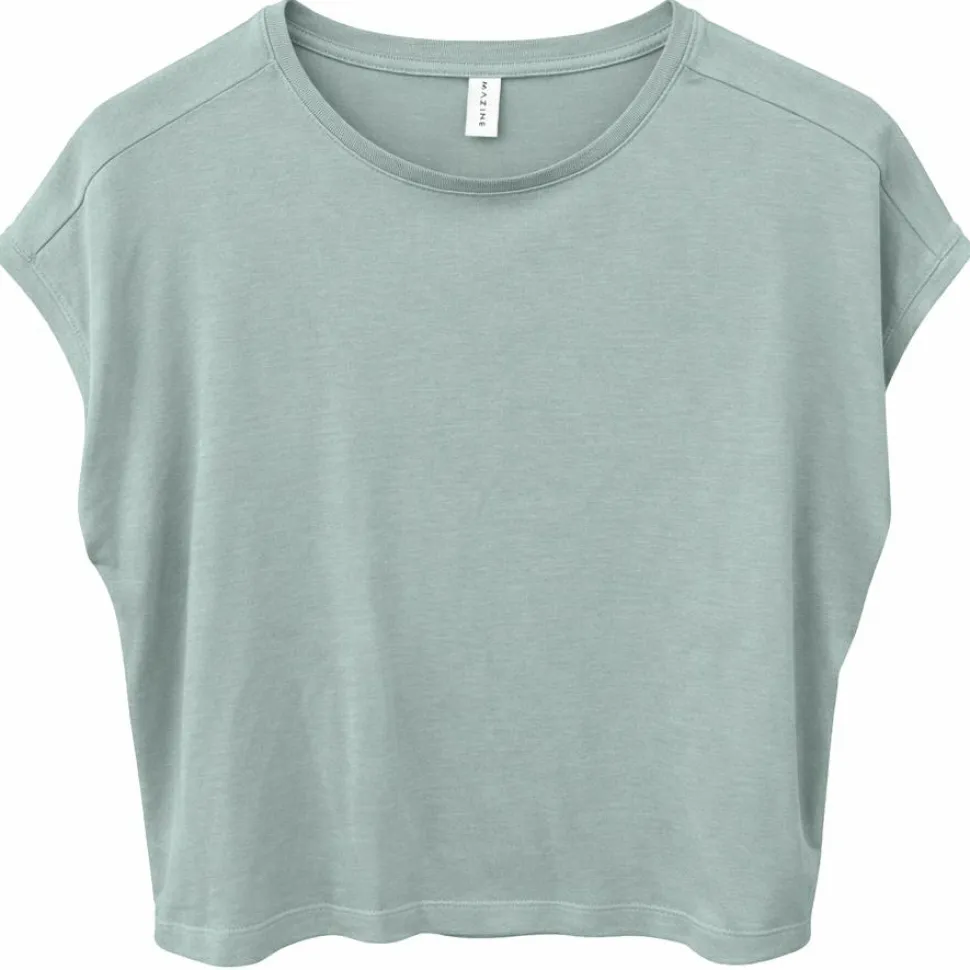 Mazine - Women's Ecovero Viscose Cropped T-Shirt - T-Shirt