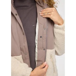 Mazine - Women's Fabric Blocking Jacket - Winterjacke