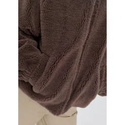 Mazine - Women's Faux-Fur Hooded Jacket - Freizeitjacke