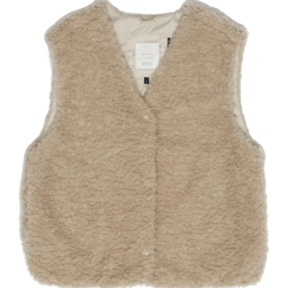 Mazine - Women's Faux-Fur Vest - Fleeceweste