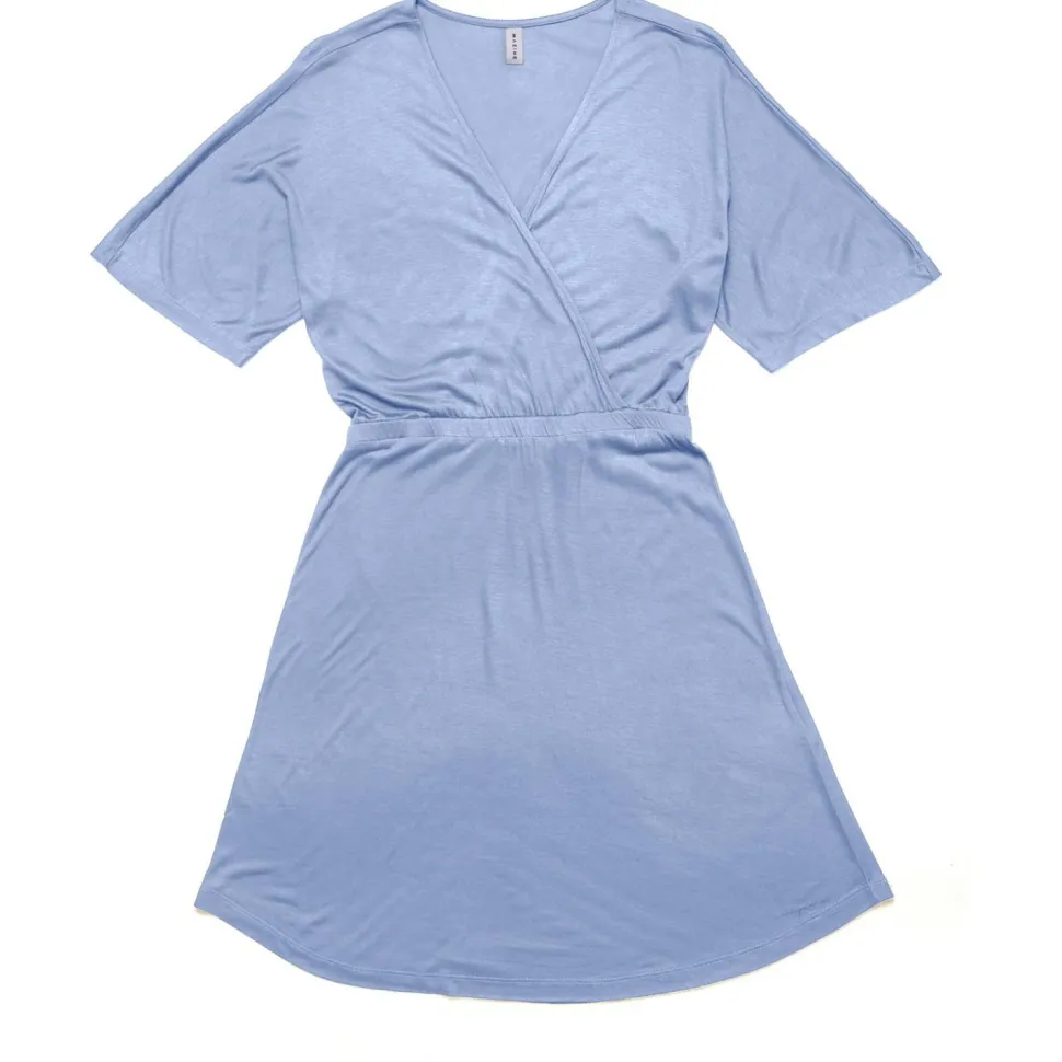 Mazine - Women's Faux-Wrap Jersey Dress - Kleid