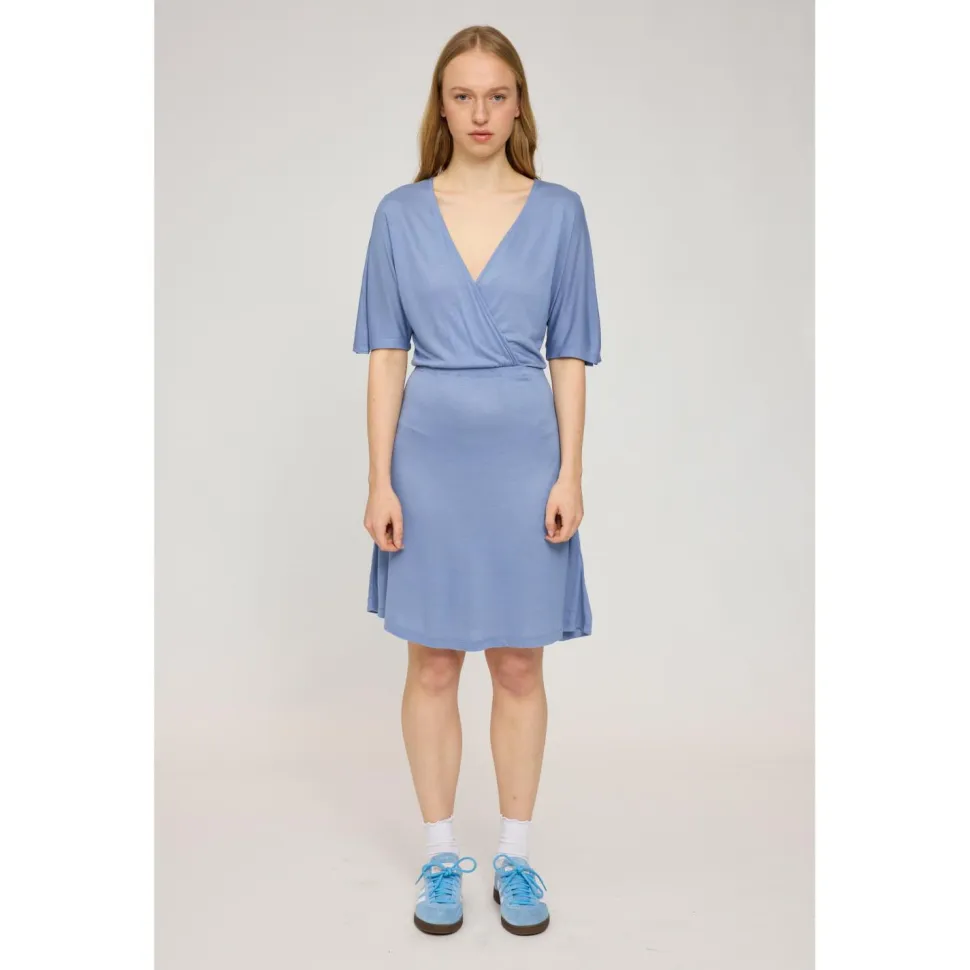 Mazine - Women's Faux-Wrap Jersey Dress - Kleid