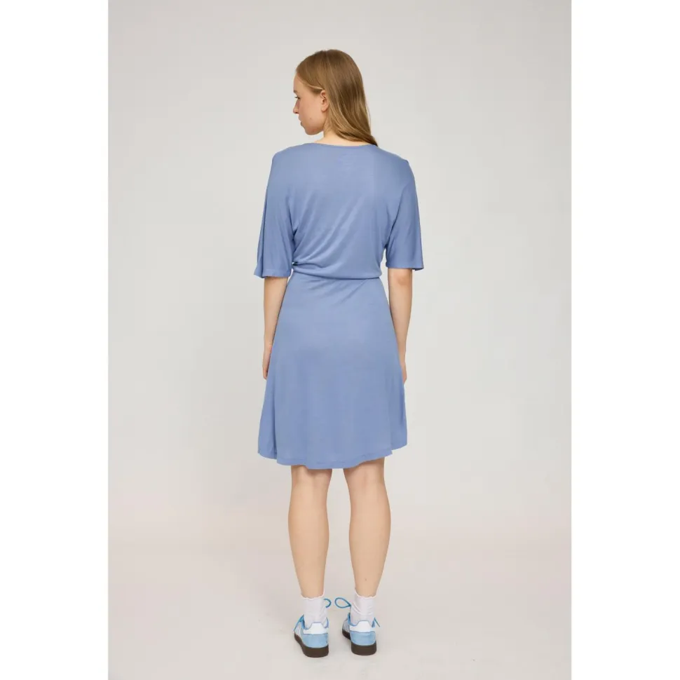 Mazine - Women's Faux-Wrap Jersey Dress - Kleid