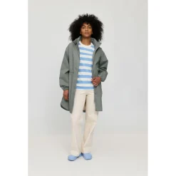 Mazine - Women's Natural Rain Parka - Mantel