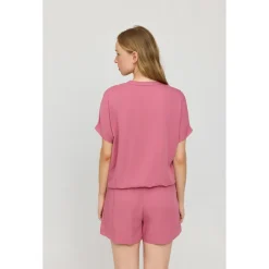 Mazine - Women's V-Neck Blouse - Bluse