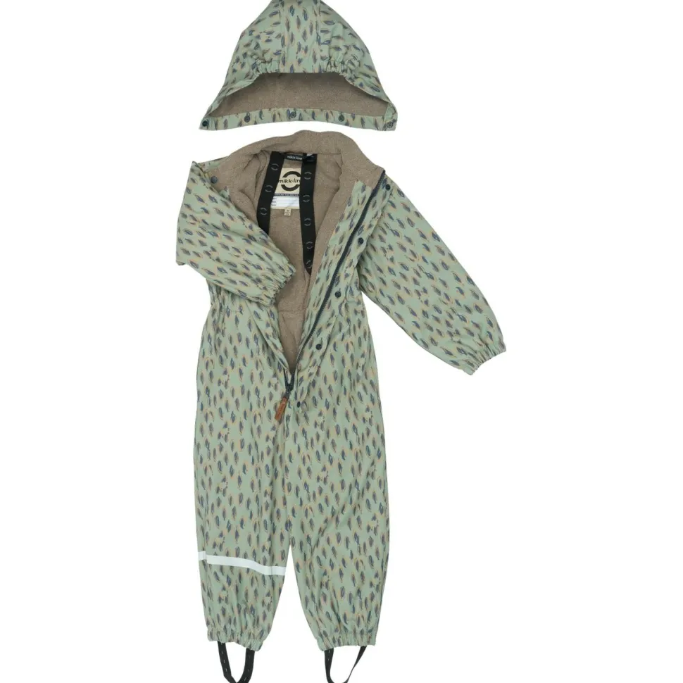 Mikk-Line - Kid's PU AOP Rain Suit with Fleece - Overall