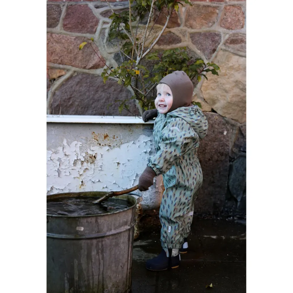 Mikk-Line - Kid's PU AOP Rain Suit with Fleece - Overall