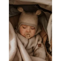 Mikk-Line - Wool Baby Suit with Ears - Overall