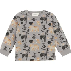 Minymo - Kid's T-Shirt L/S AOP Sweat - Longsleeve