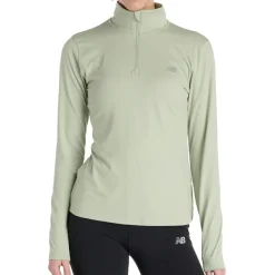 New Balance - Women's Sport Essentials Space Dye Quarter Zip - Laufshirt