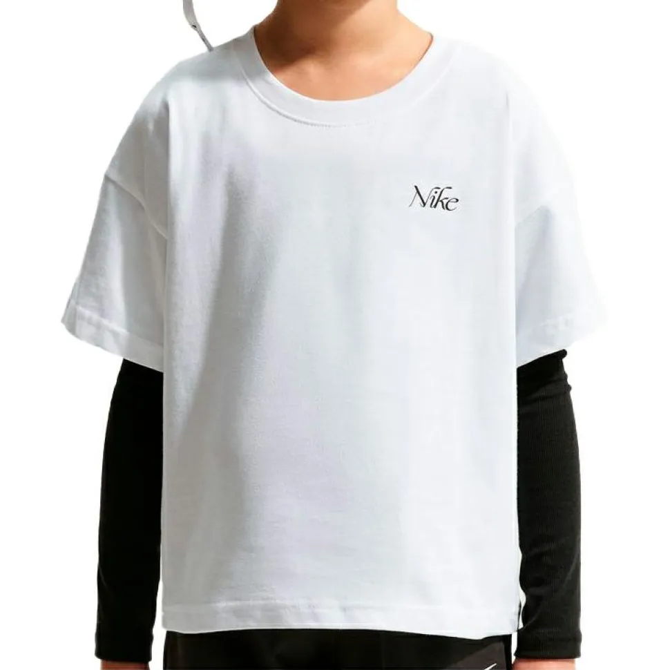 Nike - Girl's NSW Tee OC Boxy Flower - T-Shirt