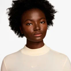 Nike - Women's NSW Tee L/S Knit Chill Knit Mock - Laufshirt