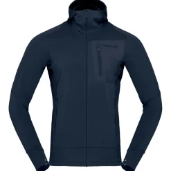 Norrøna - Falketind Power Grid Hood - Fleecejacke
