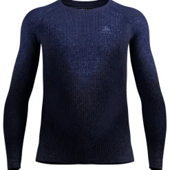Odlo - BL Top Crew Neck L/S Performance Warm Blackcomb - Kunstfaserunterwäsche