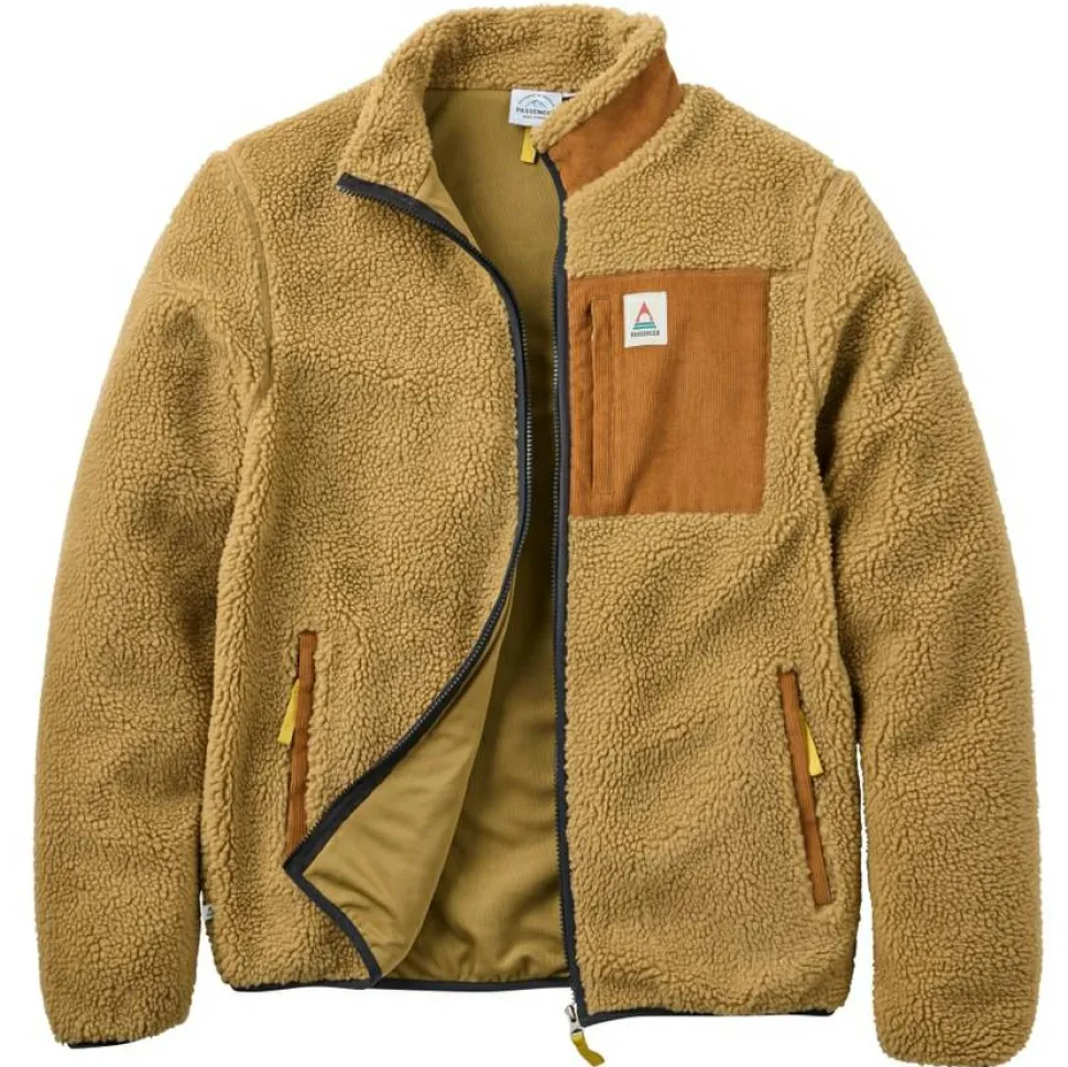 Passenger - Trekker Recycled Deep-Pile Sherpa Fleece - Fleecejacke