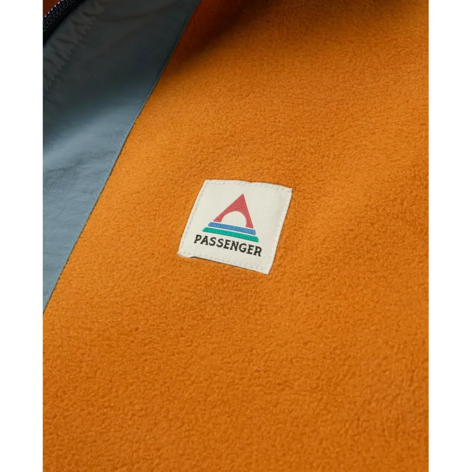 Passenger - Woodland 2.0 Hooded 1/2 Zip Recycled Polar Fleece - Fleecejacke