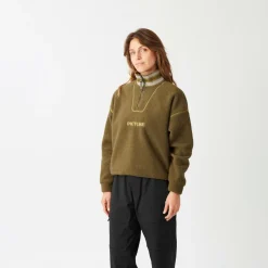 Picture - Women's Cylla Crop 1/4 Fleece - Fleecepullover