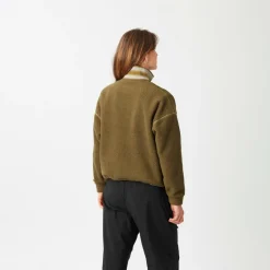 Picture - Women's Cylla Crop 1/4 Fleece - Fleecepullover