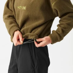 Picture - Women's Cylla Crop 1/4 Fleece - Fleecepullover