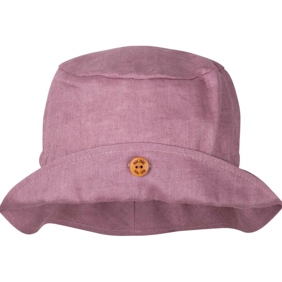 Pure Pure - Kid's Schlapphut Leinen mit Knopf - Hut