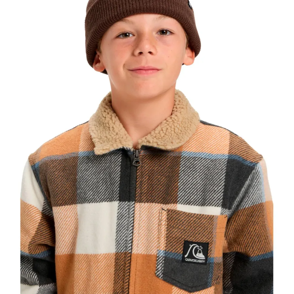 Quiksilver - Kid's DNA Sherpa Harrington Jacket - Freizeitjacke