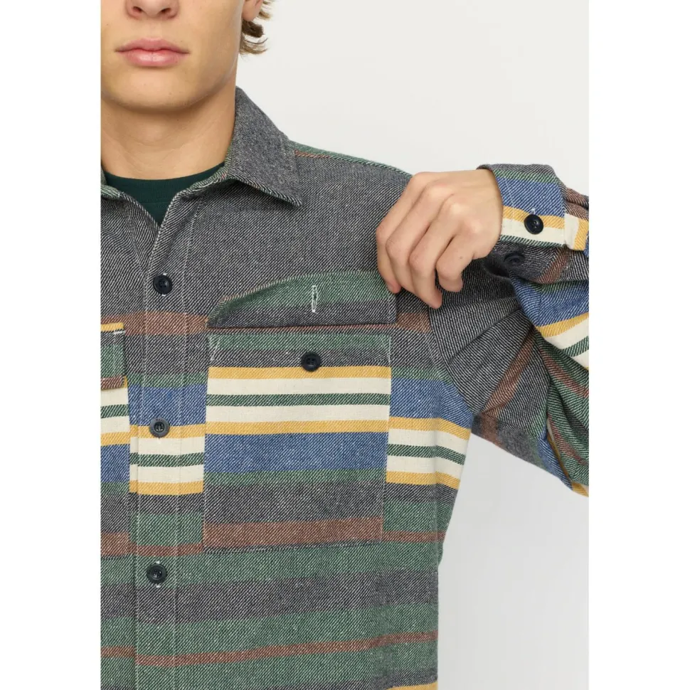 Revolution - Utility Shirt Stripes - Hemd
