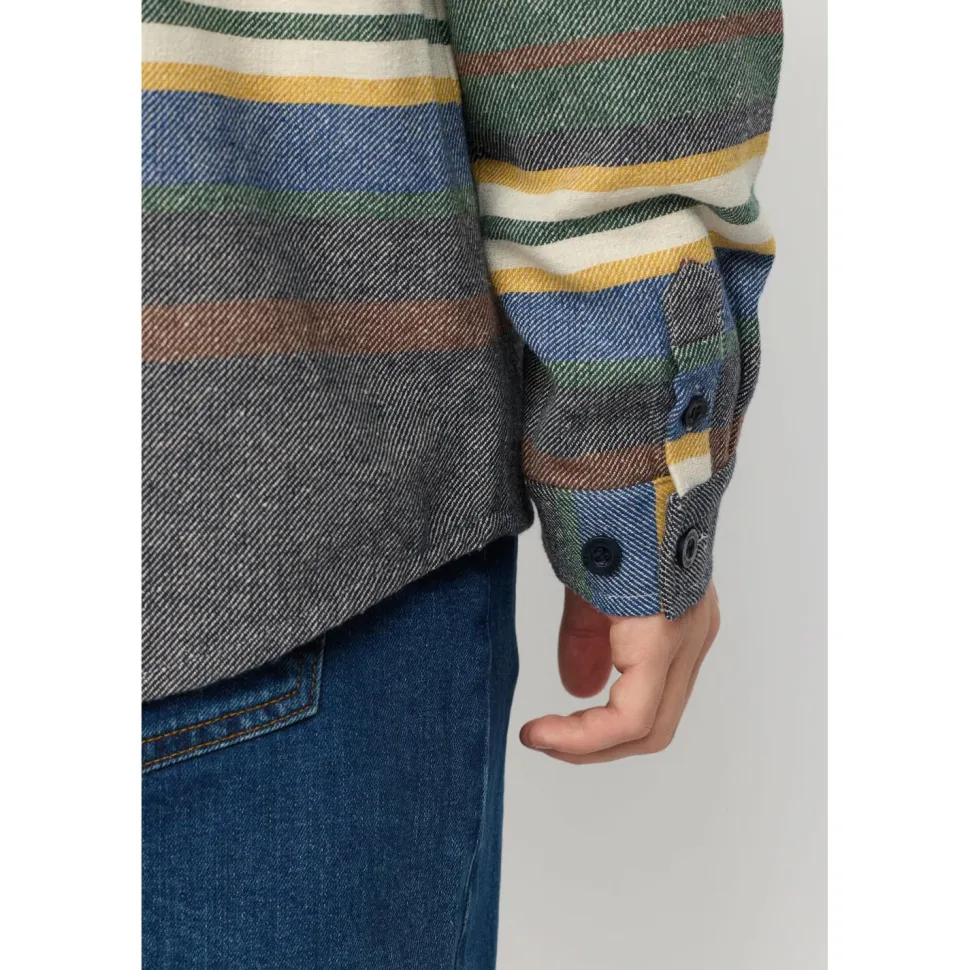 Revolution - Utility Shirt Stripes - Hemd