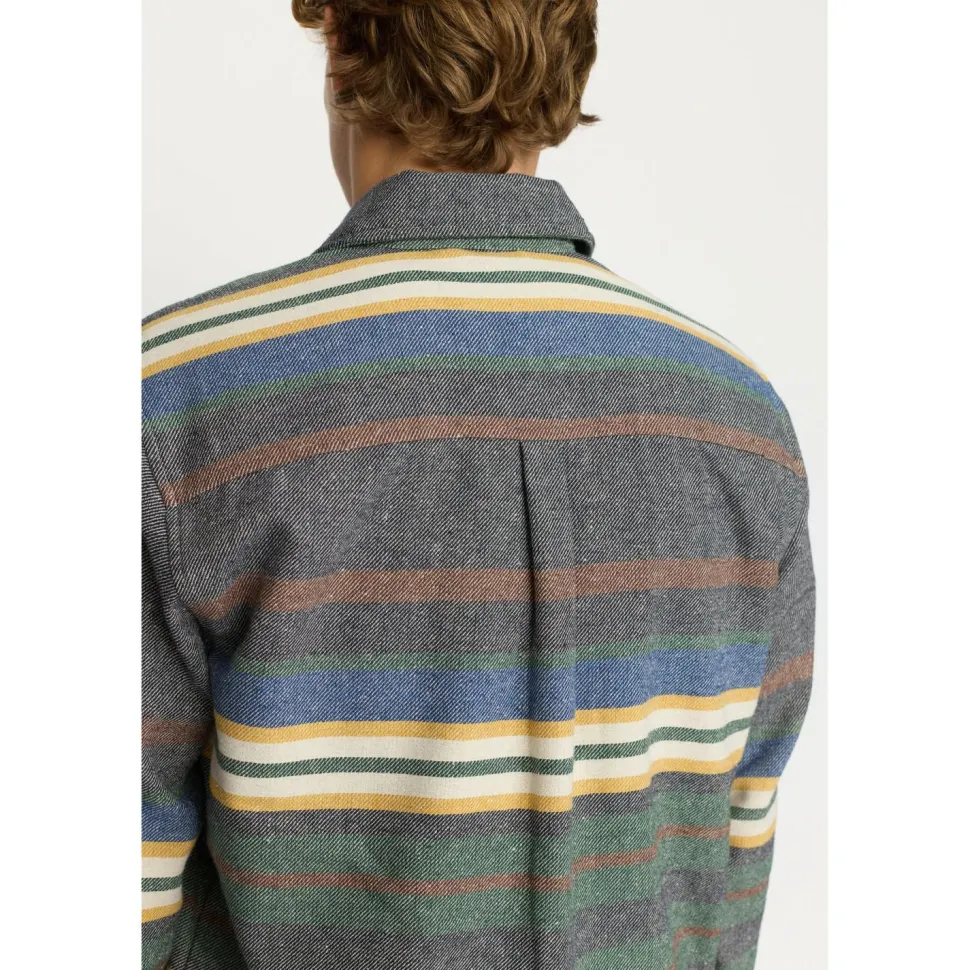 Revolution - Utility Shirt Stripes - Hemd