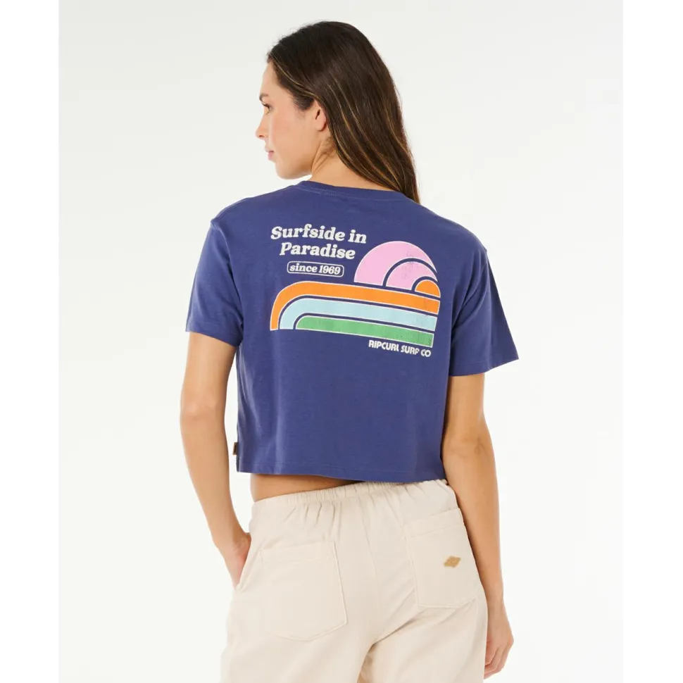 Rip Curl - Women's Surf Side Cropped Tee - T-Shirt