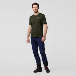 Salewa - Eagle Minilogo Alpine Merino T-Shirt - Merinoshirt