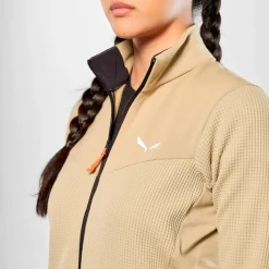 Salewa - Women's Puez Waffle Hybrid PL Jacket - Fleecejacke