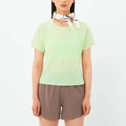 Salomon - Women's SHKout Air Cropp S/S Tee - Laufshirt