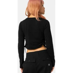 Santa Cruz - Women's Love Script Strip Tie L/S Top - Longsleeve