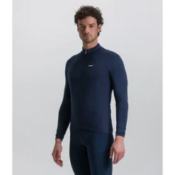 Santini - Pure Block Colour Thermal Cycling Jersey - Radtrikot