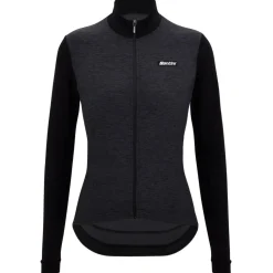 Santini - Women's Pure Block Colour Thermal Cycling Jersey - Radtrikot