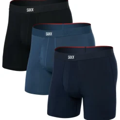 Saxx - Vibe Xtra Boxer Brief Fly 3-Pack - Kunstfaserunterwäsche
