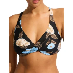 Seafolly - Women's Garden Party Wrap Front F Cup - Bikini-Top