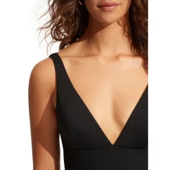 Seafolly - Women's Seafolly Collective V Neck One piece - Badeanzug