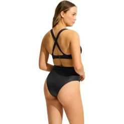 Seafolly - Women's Soleil DD Wrap Front Halter Bra - Bikini-Top