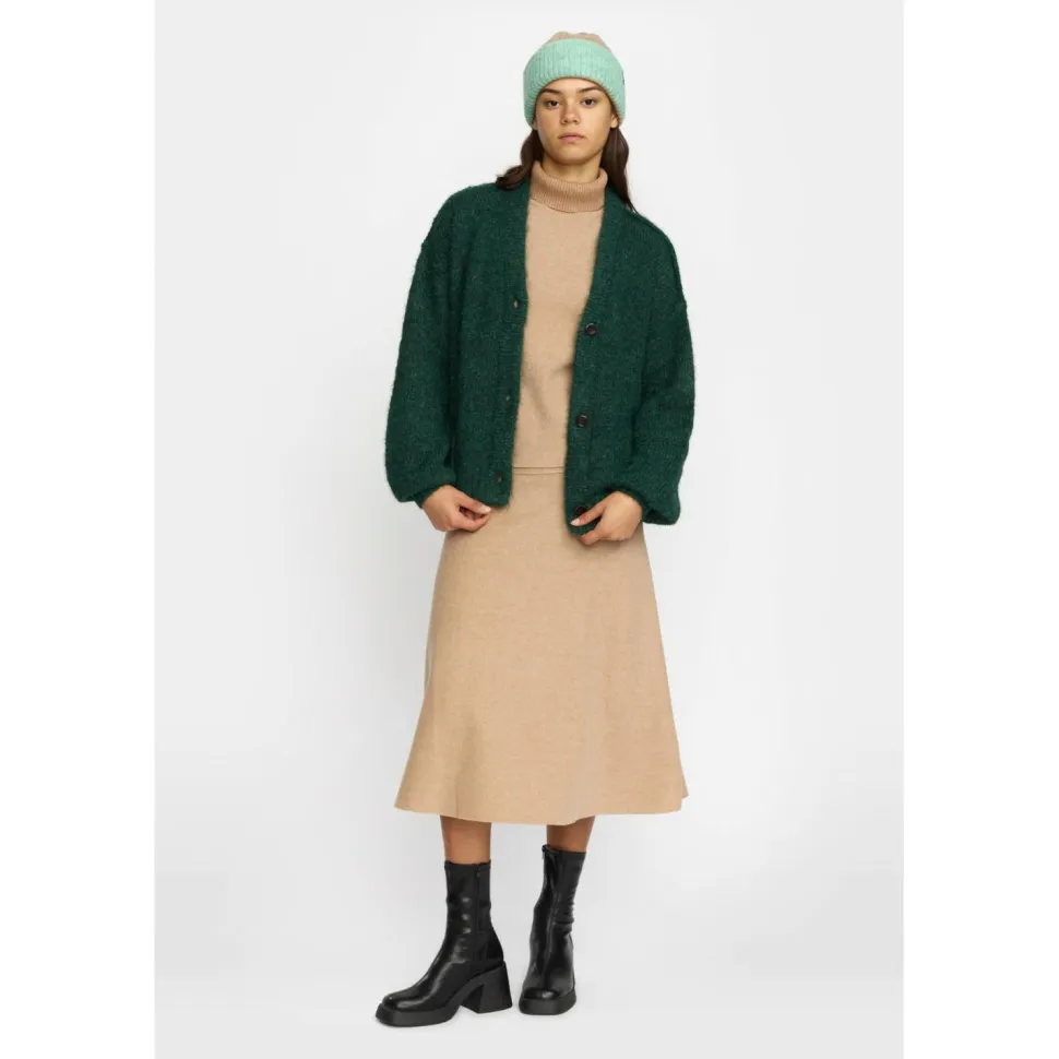 Selfhood - Women's Knitted Mohair Cardigan - Cardigan