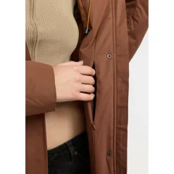 Selfhood - Women's Long Hooded Parka - Mantel