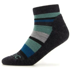 Stoic - Kid's Merino Trekking Quarter Socks Striped - Wandersocken