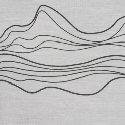 Stoic - Merino155 LaholmSt. Print T-Shirt Lines - Merinoshirt