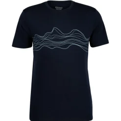 Stoic - Merino155 LaholmSt. Print T-Shirt Lines - Merinoshirt