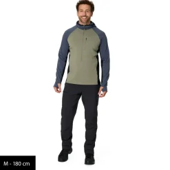 Stoic - MerinoWaffleFleece320 NorrdalSt. 3/4 Zip Hoody - Merinohoodie